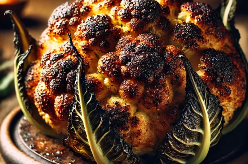 Whole Roasted Cauliflower With Tahini Sauce: Trust Me It's A Banger