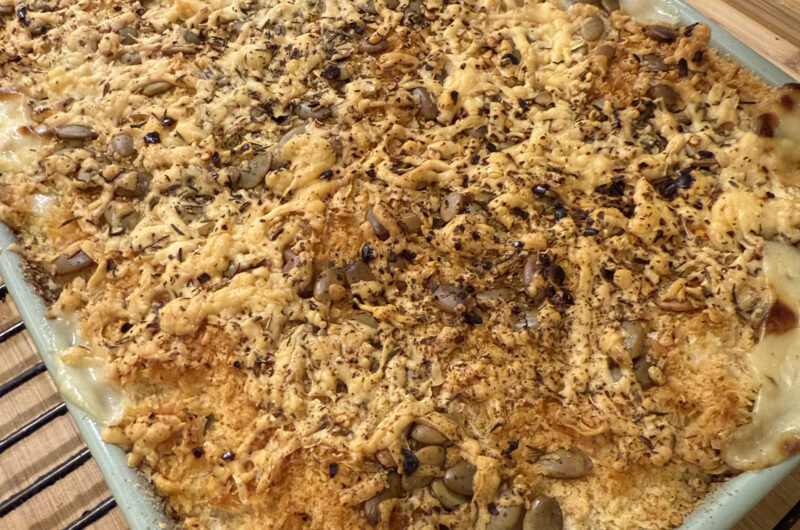 Easy Cheesy Winter Vegetable Bake